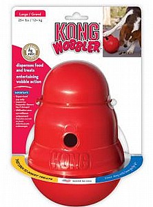 צעצוע לכלב קונג וובלר גדול - KONG Wobbler