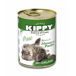 קיפי מעדן פטה בקר ואפונה 400 גרם לחתולים KIPPY