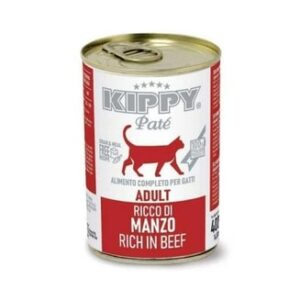 קיפי שימור בקר פטה לחתול בטעם 400 גרם Kippy