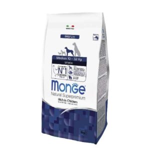 מונג' סניור עוף 12 ק"ג   -    Monge Adult Senior Chicken