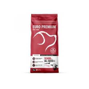 יורו פרימיום סניור כבש 12 ק״ג כל הגזעים (ללא גלוטן)