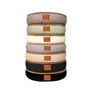 O&B מיטה עגולה פרוותית מפנקת לכלבים 80 ס"מ