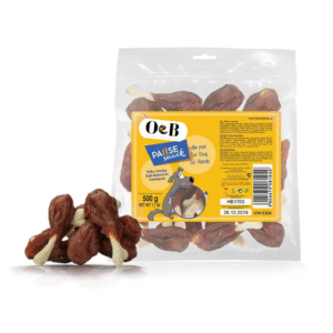 חטיף לכלב 500 גר' שוקי ברווז O&B