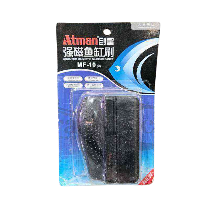 מגנט לניקוי זכוכיות האקווריום ATMAN- MF-10