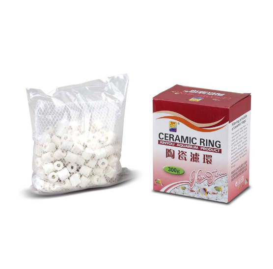 טבעות קרמיקה לסינון האקווריום 300 גרם