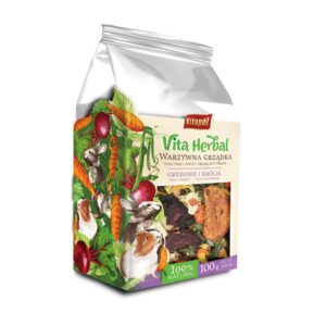 מזון משלים למכרסמים תערובת ירקות מיובשים