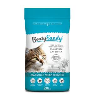 בינתי סאנדי -  חול מתגבש לחתולים בריח סבון 17 ק"ג benty-sandy