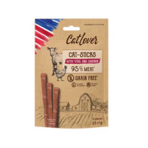 CatLover Cat-Sticks חטיפי מקלות עם עגל ועוף לחתולים