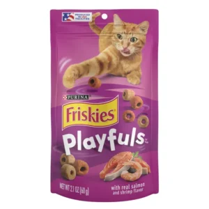 חטיף פריסקיס Playfuls לחתול סלמון ושרימפס