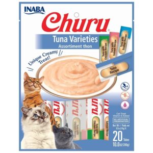 אינאבה צ'ורו מארז טונה שלוקים חטיף לחתול