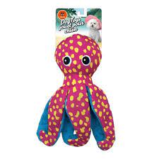 בובת תמנון מצפצפת ומרשרשת