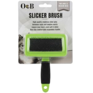 מברשת O&B קצוות מעוגלים לכלבים גדולים ובינוניים