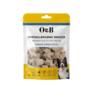 קוביות ברווז מיובש בהקפאה - Freeze Dried Duck (OB-2687)
