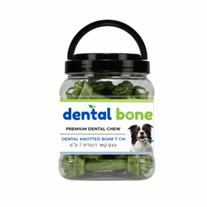 עצם קשר דנטלית 7 ס"מ 400 גרם - Dental Knotted Bone 7 cm (DL-3509)