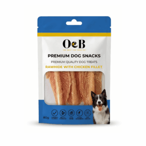 מקל עור עטוף פילה עוף 80 גרם - Rawhide Stick With Chicken Fillet (PR-3714)