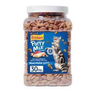 פריסקיז PARTY MIX חטיף לחתול מעדני הים קראנץ' 567 גרם